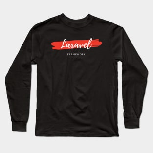 Laravel Framework Paint Smear Long Sleeve T-Shirt